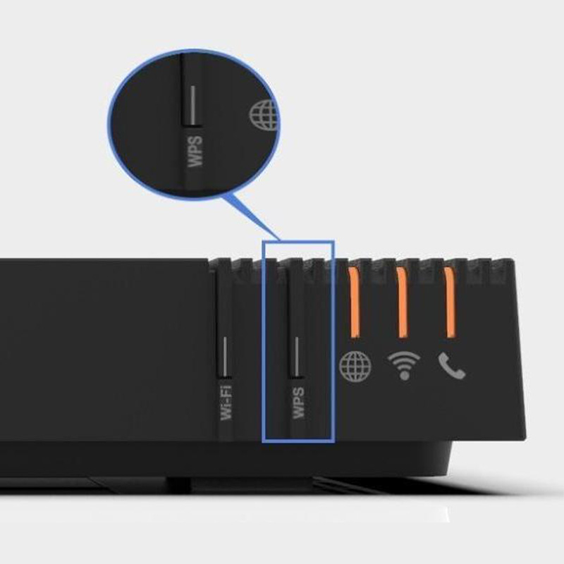 Bouton WPS sur Livebox d'Orange