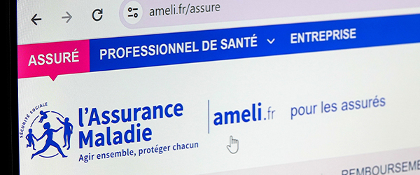 Site internet ameli.fr de l'Assurance Maladie